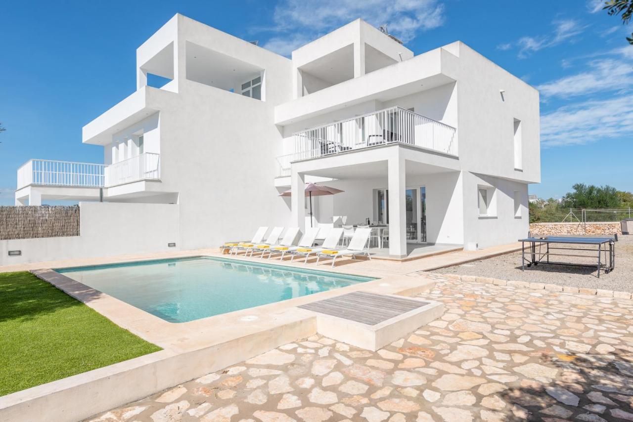Stunning Villa Marianella Gris, Pool, Bbq, Ac, Free Wifi Cala d'Or  Bagian luar foto