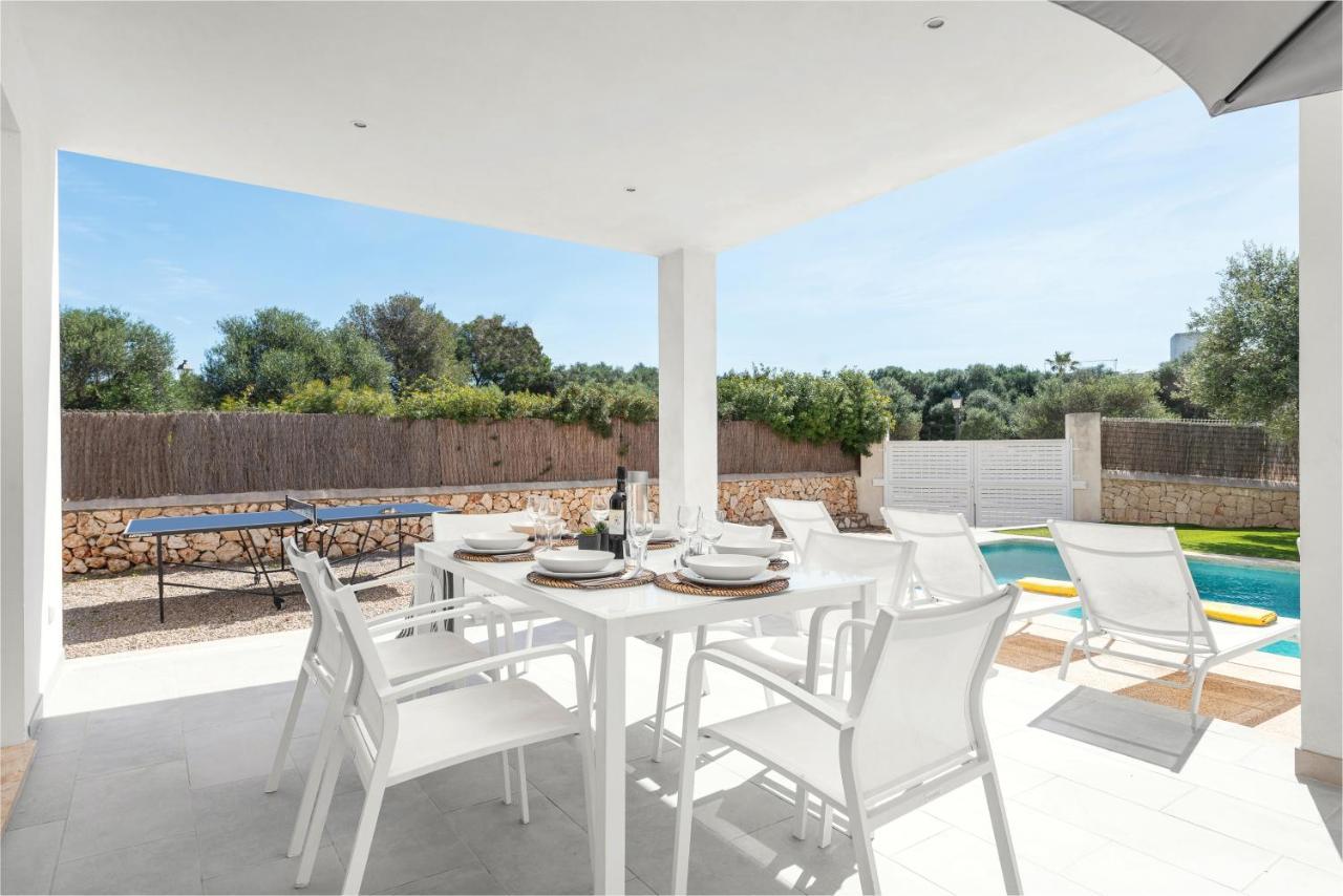 Stunning Villa Marianella Gris, Pool, Bbq, Ac, Free Wifi Cala d'Or  Bagian luar foto